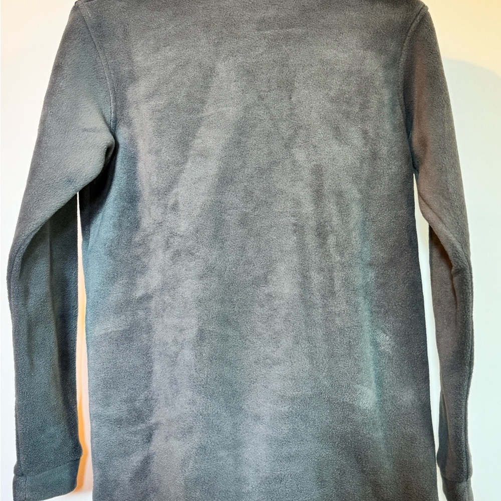Columbia Kids Gray Fleece Jacket with Orange Trim - Picture 5 of 6